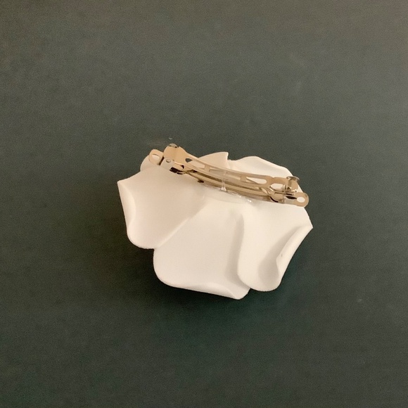 Medium rose french barrette…custom made - Picture 4 of 6